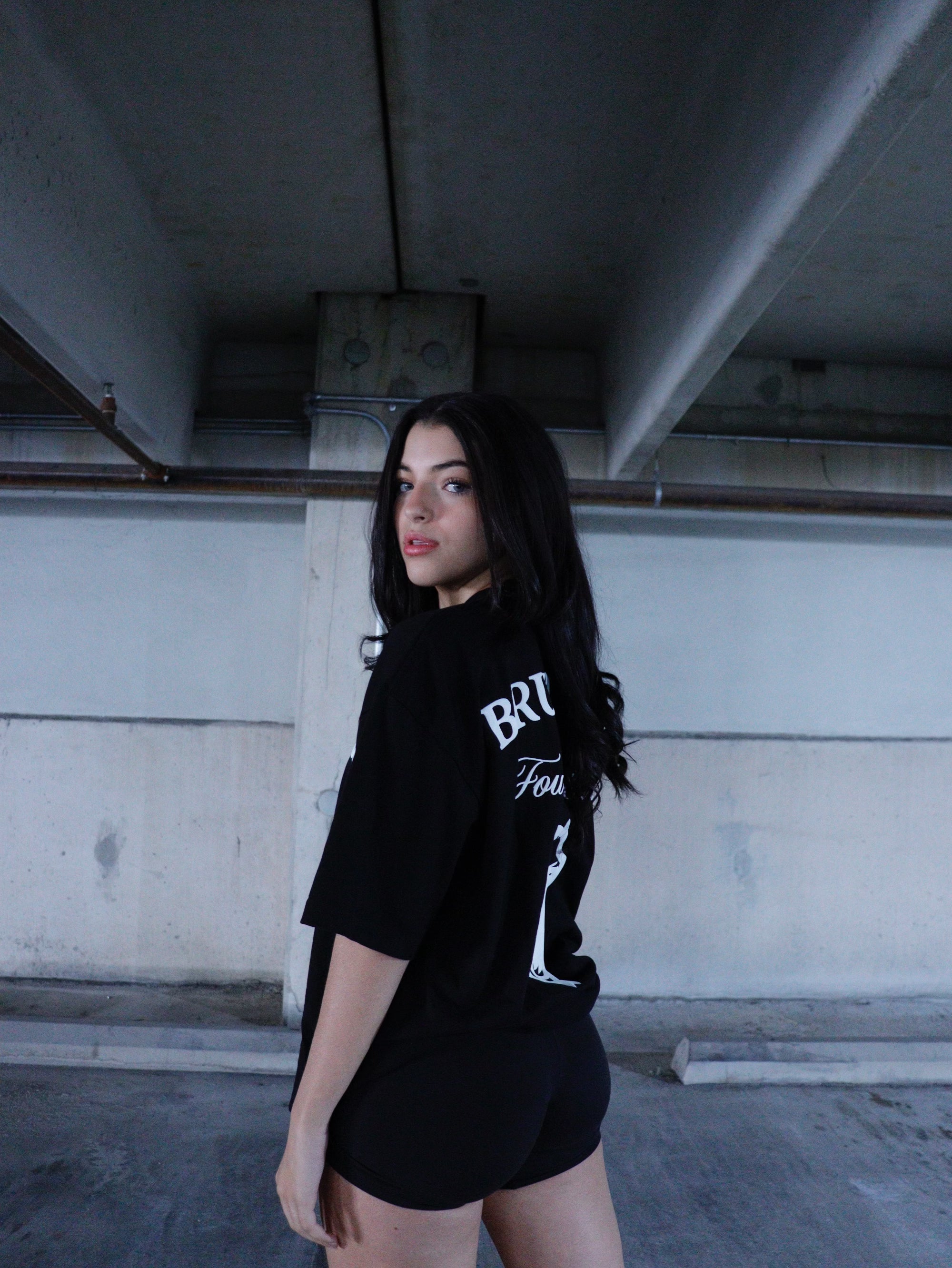 Black DEPT. Tee