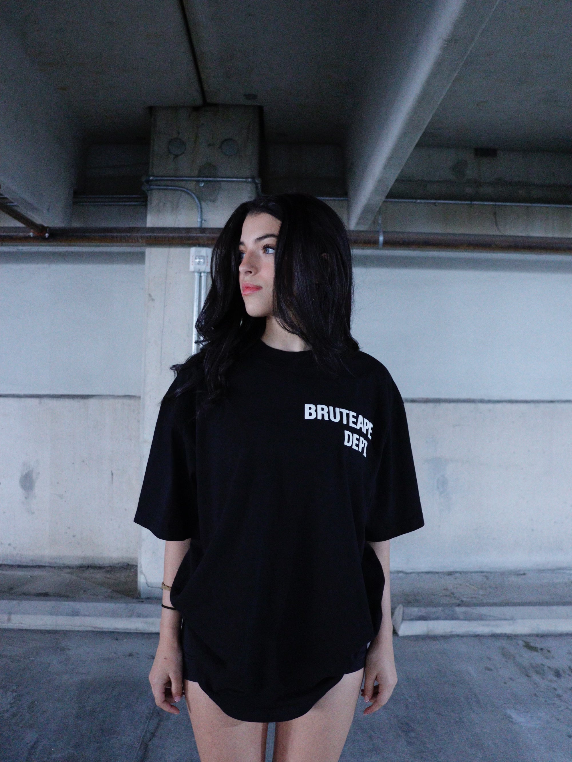 Black DEPT. Tee