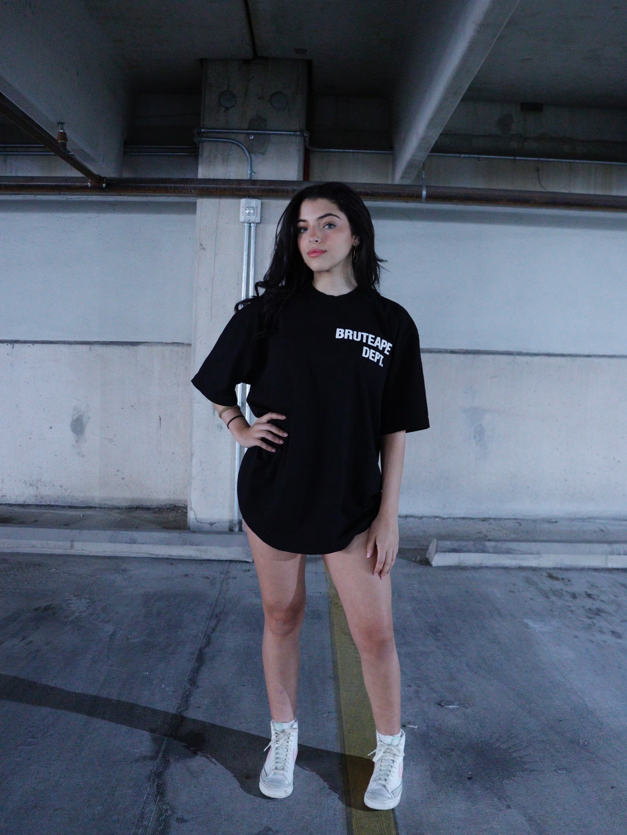 Black DEPT. Tee